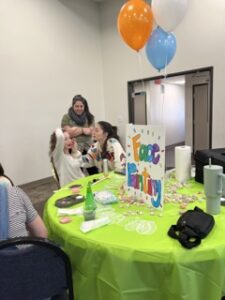 face painting at safe families sunday